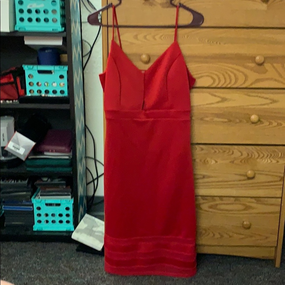 Red dress